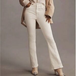 MOTHER High Waisted Weekender Skimp Fray 26 Antique White